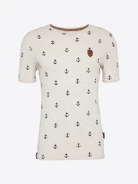 Naketano Shirt Fuck beigemeliert