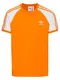 ADIDAS ORIGINALS T-Shirt 3-Stripes orange / weiß