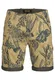 INDICODE JEANS Shorts ''''Albert'''' goldgelb / dunkelgrün