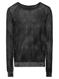 Tigha Pullover Walton Jaquard grau / schwarz