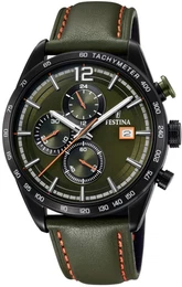 FESTINA Chronograph Chrono Sport, F20344/6 dunkelgrün / schwarz