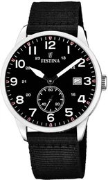 FESTINA Quarzuhr F20347/3 schwarz / silber