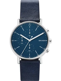 Uhr navy / silber
