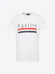 NEW LOOK T-Shirt RP MJJ 16.02.18 EGALITE PRINT TEE P- dunkelblau / rot / weiß
