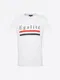 NEW LOOK T-Shirt RP MJJ 16.02.18 EGALITE PRINT TEE P- dunkelblau / rot / weiß