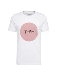JACK & JONES T-Shirt JPRMARTIN TEE CREW NECK SS EXP rosa / weiß