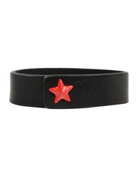 DIESEL Lederarmband A-READY schwarz