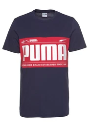 T-Shirt rot / weiß / marine
