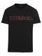 DIESEL T-Shirt ''''Jake'''' cranberry / schwarz