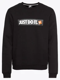 Nike Sportswear Sweatshirt M NSW HBR CRW FLC schwarz