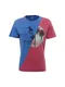 GAP T-Shirt WORLD SURF GRAPHICS blau / dunkelrot / schwarz