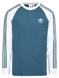 ADIDAS ORIGINALS Sweatshirt 3-STRIPES LS T blau / weiß