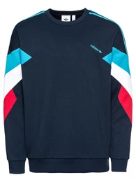 ADIDAS ORIGINALS Shirt Palmeston Crew navy / rot / weiß
