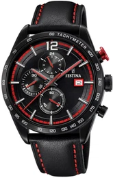 FESTINA Chronograph rot / schwarz