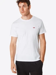 LEVI'S T-Shirt Original Housemark Tee blutrot/weiß