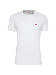 LEVI'S T-Shirt 'Original Housemark Tee' blutrot / wei