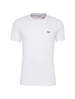 LEVI'S T-Shirt Original Housemark Tee blutrot/weiß