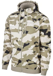 Nike Sportswear Sweatjacke beige / khaki / oliv