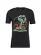 JACK & JONES T-Shirt JORNEON POP TEE SS CREW NECK grün / orange / schwarz