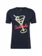 JACK & JONES T-Shirt JORNEON POP TEE SS CREW NECK dunkelblau / gelb / rot