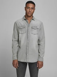 Hemd 'Sheridan' grey denim