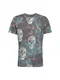 JACK & JONES T-Shirt JORGLASTOSKULL TEE SS CREW blau / dunkelblau