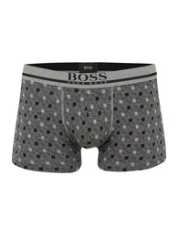 BOSS Boxershorts grau / schwarz