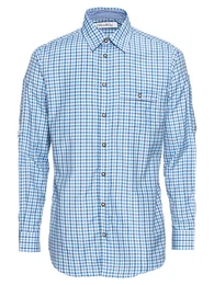 MONDKINI Hemd Lukas blau / hellblau