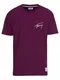 Tommy Jeans T-Shirt Tommy Signature Tee beere / naturweiß