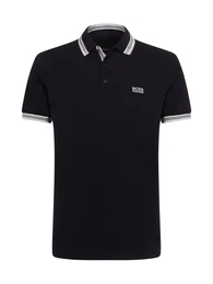 BOSS ATHLEISURE Poloshirt ''''Paddy'''' schwarz / grau / weiß