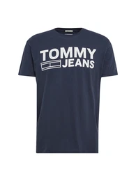 T-Shirt dunkelblau / weiß