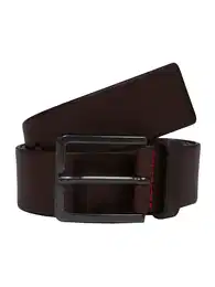 Grtel 'Gionio' dunkelbraun / rot