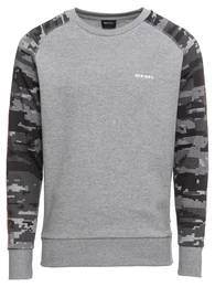 DIESEL Sweatshirt Casey grau / graumeliert