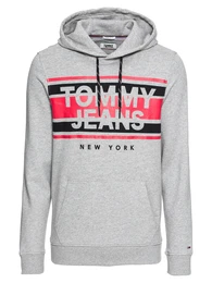 Tommy Jeans Hoodie TJM ESSENTIAL GRAPHIC HOODIE blau / hellgrau / rot
