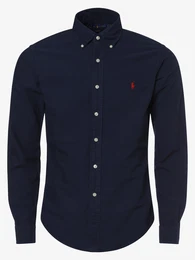 Hemd navy / rot