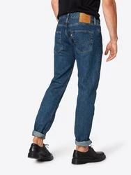 LEVI'S Jeans '501' '502 Taper' dunkelblau/braun