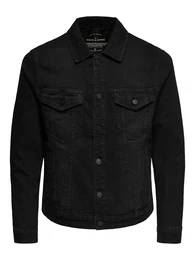 Jacke black denim