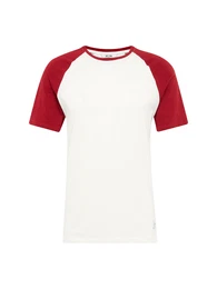 Only & Sons T-Shirt GREGOR RAGLAN TEE rot / weiß