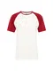 Only & Sons T-Shirt GREGOR RAGLAN TEE rot / weiß
