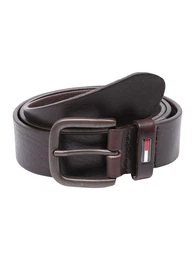 Tommy Jeans Ledergürtel 3.5cm dunkelbraun