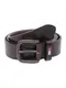 Tommy Jeans Ledergürtel 3.5cm dunkelbraun