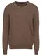 ESPRIT Pullover ''''Basic CO V-nk'''' braun