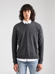 JACK & JONES Pullover dunkelgrau