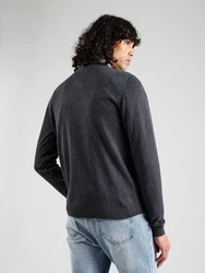 JACK & JONES Pullover dunkelgrau