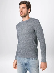 JACK & JONES Pullover graumeliert