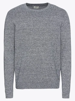 JACK & JONES Pullover graumeliert