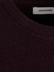 JACK & JONES Pullover burgunder