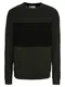 JACK & JONES Pullover dunkelgrün / schwarz