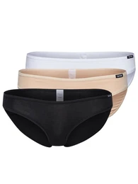 Kalhotky tělová / černá / bílá