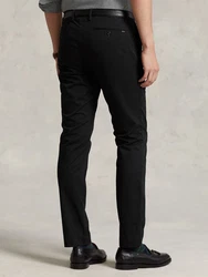 Polo Ralph Lauren Hose 'SLFHDNP-FLAT-PANT' schwarz